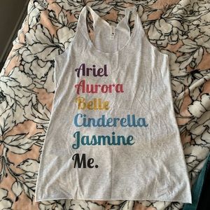Disney Princess tank top NWOT